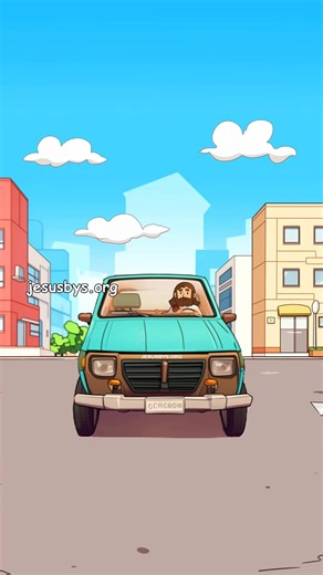 🚗 Jesus Unleashes the Holy Transformer ✨ #jesusbys #jbys | JesusBys