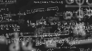 Animation of math formulas, illustrations of floating mathematics problems suitable for motion graphic assets about mathematics formulas, science, technology