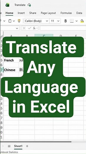 Translate ANY Language in Excel #excelwithbrainbell