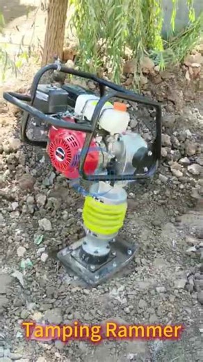 High Efficiency Construction Rammer Machine Portable Handheld Tamping Rammer Machine Vibration Rammer Road Machinery