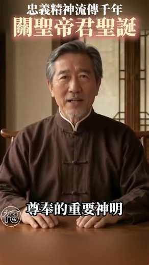 關聖帝君聖誕將至，一分鐘認識關公信仰與文化【福來運轉】#關聖帝君 #武財神 #關公 Guan Gong in One Minute