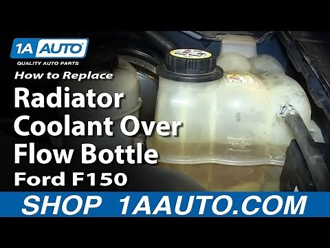 How To Replace Radiator Coolant Overflow Bottle 04-08 Ford F-150