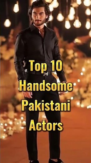 Top 10 Handsome Pakistani actors || Best Pakistani actors list #aliansari #wahajali #ferozekhan