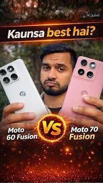 Moto Edge 60 Fusion vs Moto Edge 70 Fusion - Comparison