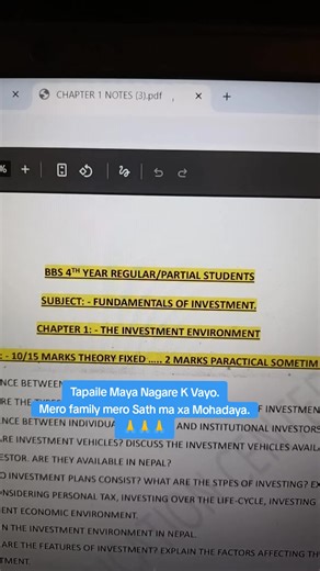 BBS 4th Year Regular Students class are started from today.#bbs4thyearnotes #bbs4thyearstudent #bbs4thyear #bbs4thyearnotes #bbs4thyear