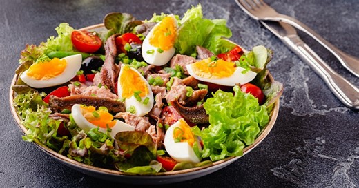 Salade niçoise traditionnelle