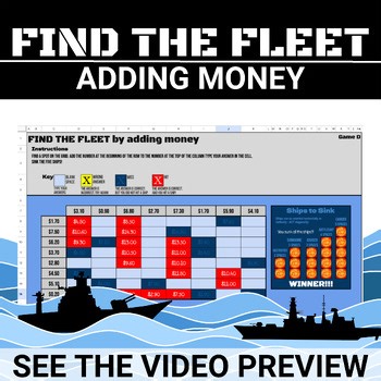 Adding Money | Digital Game | Google Sheets | 5th Grade Adding Decimals