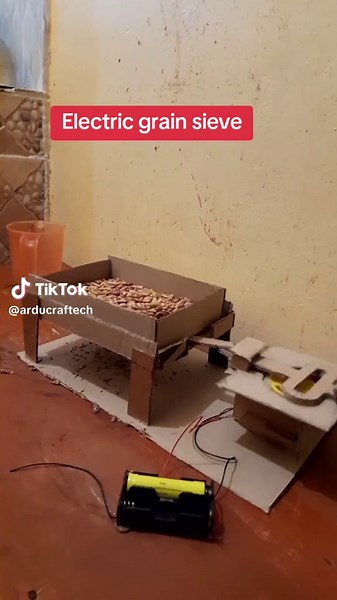Electric grain sieve #arduino #arduinoproject #techtokshop #nairobitiktok #eldorettiktokers #electricalengineering #technologia #circuito #technologie