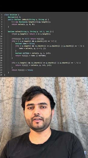 Day 19/365 - LeetCode QS 10. Regular Expression Matching