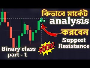 Binary course part 1 || Draw support and resistance || 100% confirm sure strategy binary trading