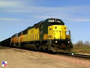 Union Pacific trains at Hospers and Ashton, Iowa, including a catch of a rare EMD BL20-2. From the Pentrex show "Best of the Midwest, Volume 1" https://rfd.video/BestMidwest1 | Railfan Depot