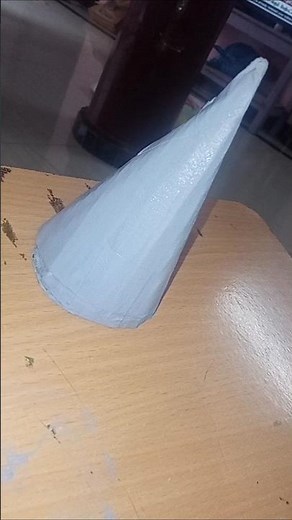 How to make cone with cardboard..