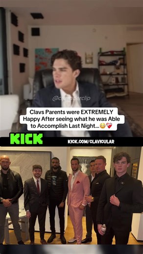 Clavs Parents were EXTREMELY Happy After seeing what he was Able to Accomplish Last Night…😳❤️‍🩹 #clav #clavicular #viral #streamer #fyp