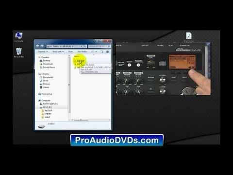 Tascam DP-03 USB Storage and Backup (Importing Drum Loops)