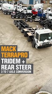 20K views · 387 reactions | Mack Terrapro that arrived with 3 axles...