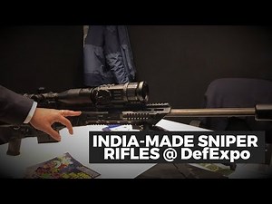 India-made sniper system featured at Defence Expo 2020 | Vipre, Sabre Sniper Rifles