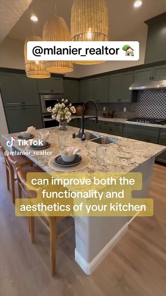 Adding an island to your kitchen can transform the space in various ways. It enhances functionality by providing additional counter space for meal prep and a hub for socializing while cooking. Islands often incorporate storage options, such as cabinets and drawers, helping declutter the kitchen. They can serve as a breakfast bar or casual dining area, making meals more enjoyable. Design-wise, islands offer an opportunity to introduce complementary or contrasting materials, colors, and finishes,