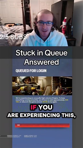Why you can’t log into siege yet and are stuck in queue| #rainbowsixsiege #r6 #r6siege #rainbowsix #r6clips