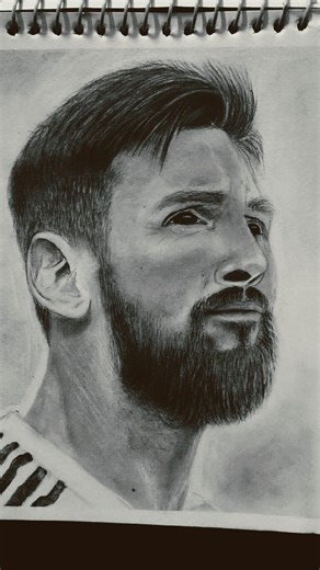 The GOAT on Paper #messi #drawing #art