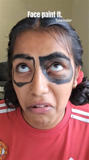 Part- 2 haggwindar face paint😭 #minivlog #vlog #vlog #funny #funny #yt #youtubevloggers #grwm #meme