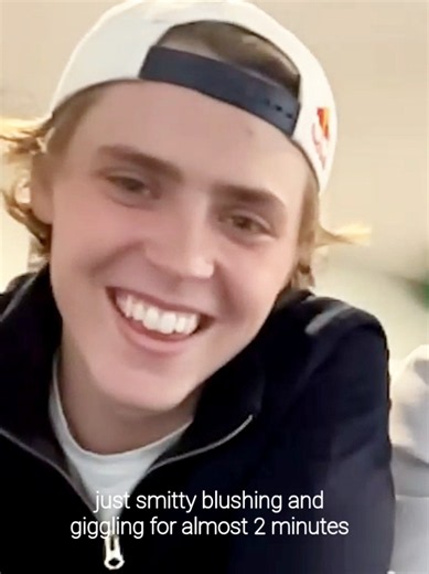 health advice (proven scientifically): start your day with vid of smitty smiling to brighten your mood, even your skin, and get energy boost :)) #willsmithhockey #sanjosesharks #willmack #macklincelebrini #271