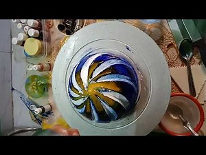 Dome cake -dome shape icing perfect dome shape with easy method/give perfect dome shape for ice cake