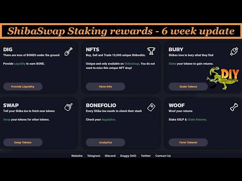 🔥 ShibaSwap Staking rewards after 6 weeks - SHIB token 🔥