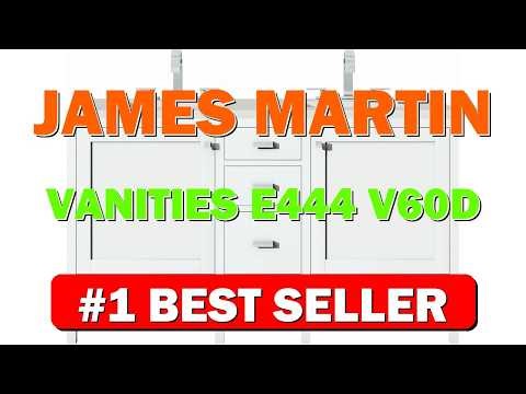 James Martin Vanities E444-V60D-3LDL Addison 60" Double Basin Wood Vanity Set with - B0D1XSJH6L