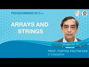 Arrays and Strings (Lecture 05)