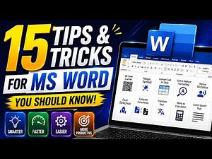15 Advanced MS Word Tips and Tricks | Microsoft Word Tutorial