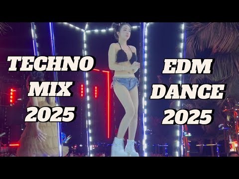 HOT EDM DANCE 2025 🔥 Best Electro House & Techno Festival Rave Mix | Party Club Music