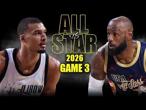 NBA All Star Game | Team USA Stripes vs Team World Full Game 3 Highlights – February 15, 2026