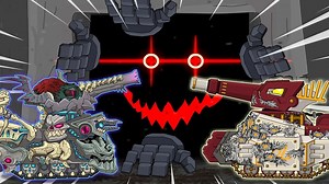 坦克动画，利维坦大战恶魔附身的模仿者，战败，大门开启怪物出现