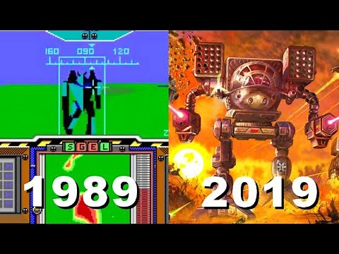 Evolution of MechWarrior games 1989-2019