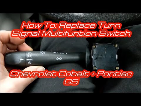 How To: Replace Turn Signal Multifunction Switch | 2008 Chevrolet Cobalt