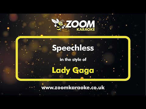 Lady Gaga - Speechless - Karaoke Version from Zoom Karaoke