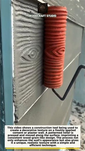 Wood Grain Wall Texture Roller Tool #construction #diy #tools