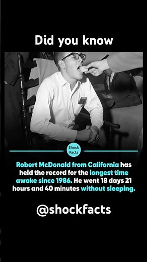 The REAL Story of the Longest Time Someone Stayed Awake! 🤯 #shorts #worldrecord