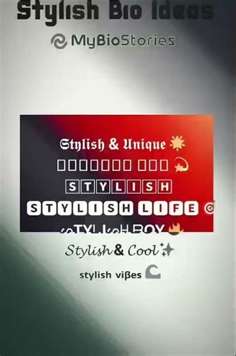 Stylish bio ideas for Instagram boys and girls