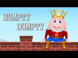 Humpty Dumpty | English Nursery Rhymes for Kids