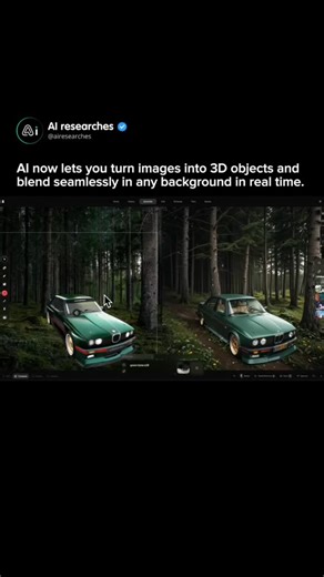 AI researches | AI on Instagram: "This is one of the most impressive AI so far Krea AI tool now lets you turn images into 3D objects and blend seamlessly in any background in real time. → Join our free newsletter to learn AI—link in bio. 🎥: @krea_ai #ai #aitools #artificialintelligence #realtime #creativeart #generativeai"