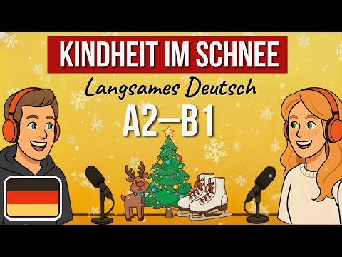 Magical Winter Moments: Learn German with Real Childhood Stories