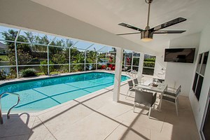 Naples Vacation Rental | Crown Pointe- Covered Lanai w/TV-Heated South Facing Pool, Newly Renovated home w/3 king beds! |  Home Rental