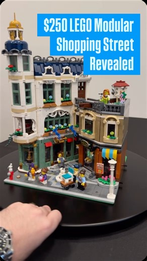 FIRST LOOK: LEGO Shopping Street Modular set 11371 This took place at LEGO HQ for Fan Media Days #lego #legonews #legocollector #legocollection #fmd25 | Minisuperheroestoday