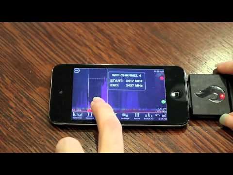 Transform iPhone, iPad into 2.4GHz Spectrum Analyzer with WiPry-Spectrum