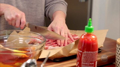 Brown Sugar-Sriracha Bacon Bites