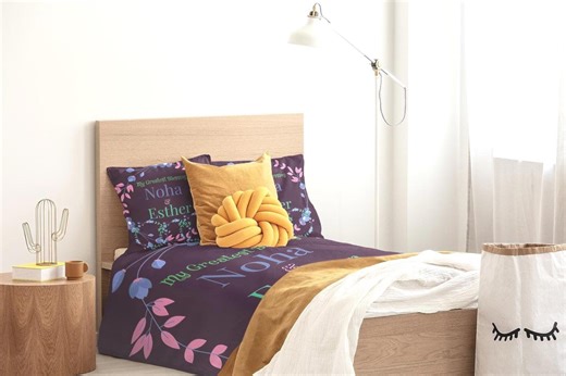 Personalized Bedding Set, Custom Baby Bedding, Nursery Room, Blankets With Name - Etsy