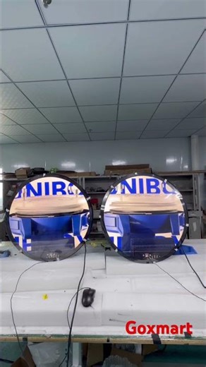 goxmart 23.6 inch round screen touch display 700 nits 1280*1280 LCD circle digitall signage