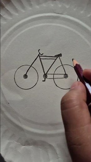 How to draw a Cycle 🚲 #step by step cycle drawing