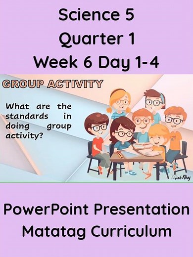 Science 5 Matatag Curriculum PowerPoint Presentation Quarter 1 Week 6 Day 1-4